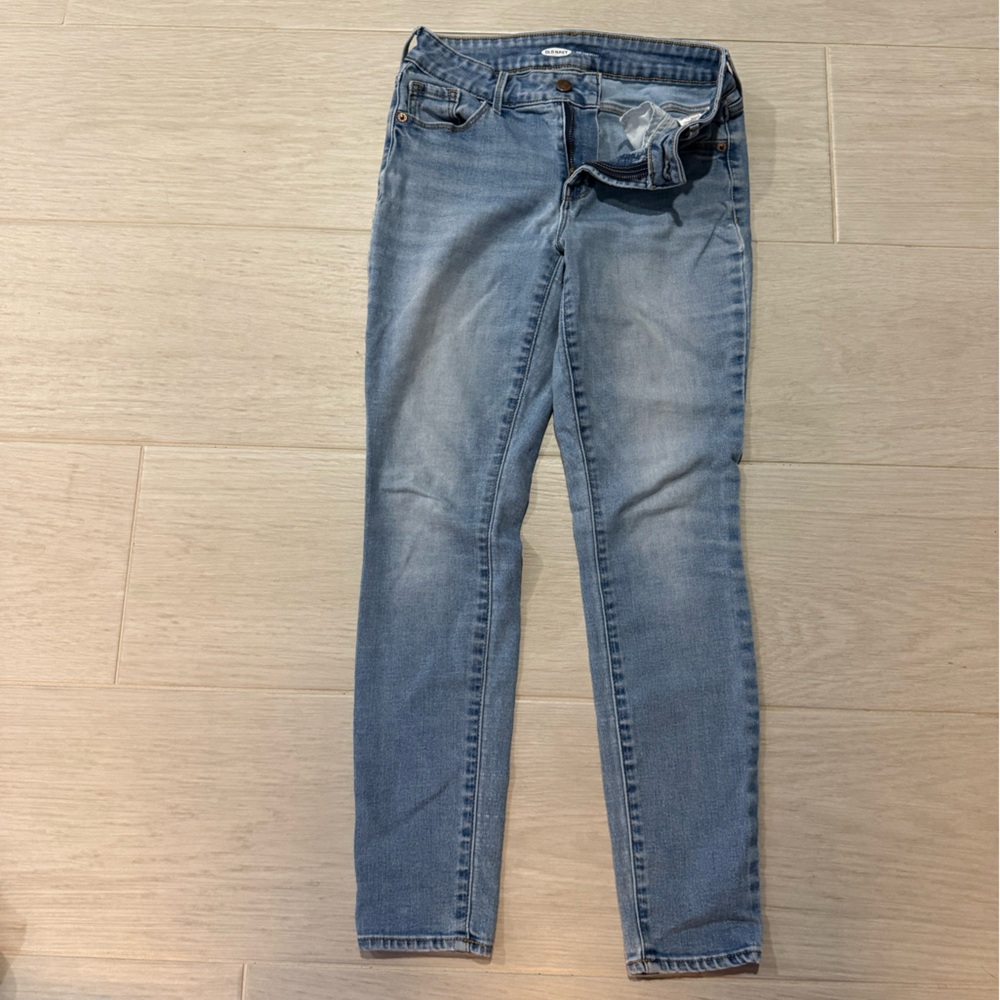 Old Navy Pop Icon Skinny Light Blue Denim Jeans